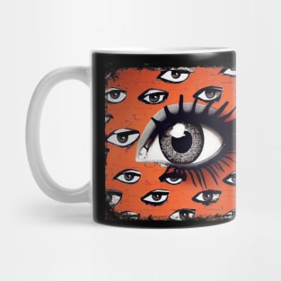 Urban Eye Graffiti Wall Art Mug